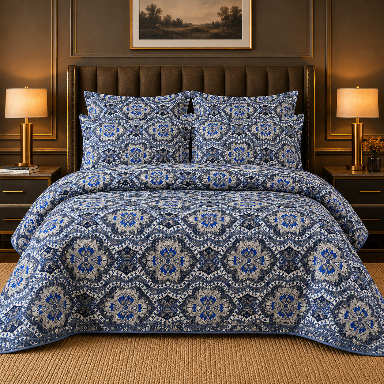 Imperial Heirloom Luxury Bedsheet Set (6 Pcs) – IH-1503