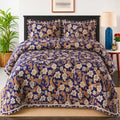 Midnight Paisley Fancy Bedspread Set (3 PCS) – GL 2090