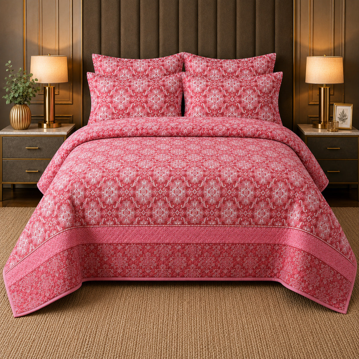 Rosewood Heritage Luxury Bedspread Set (6 Pcs) – IH 1938