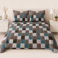 Modern Mosaic Bed Sheet Set (3 Pcs) – D-2168
