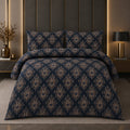 Royal Midnight Printed Luxury Bedspread Set – RE 948