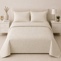 Serene Ivory Bedspread Set (3 PCS) – DES 202